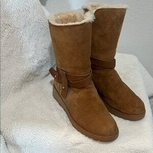 UGG Tan Suede Winter Boots